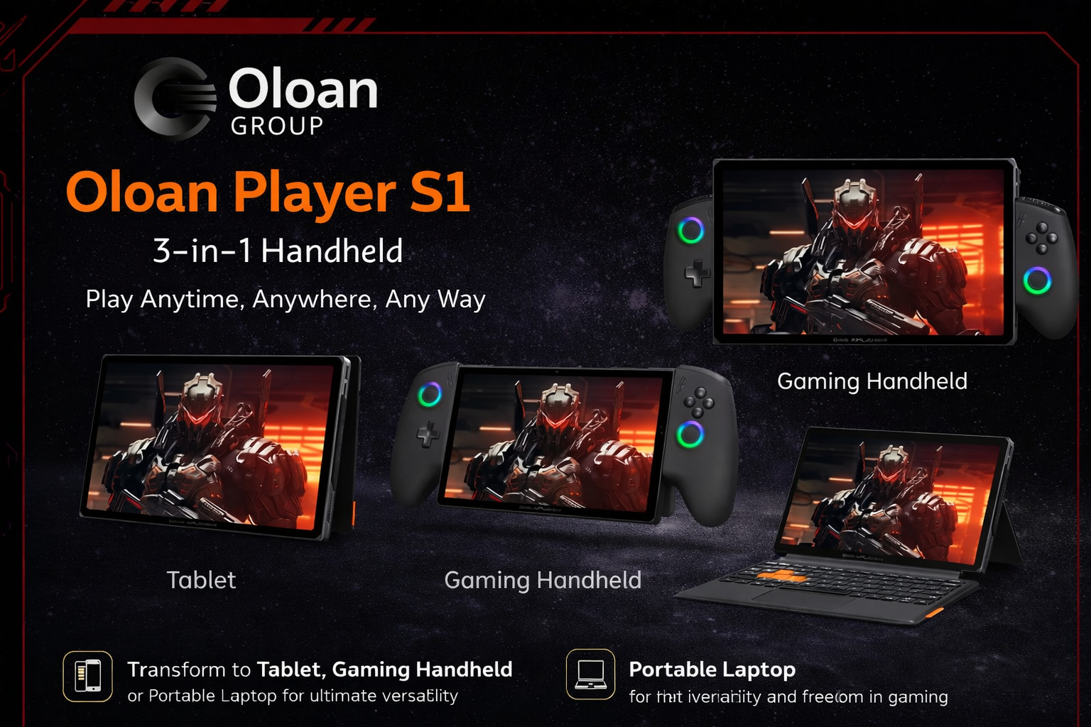 Oloan Player S1 Front View