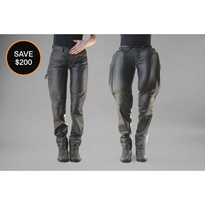 Wearing Airbag-Jeans on Motorcycle